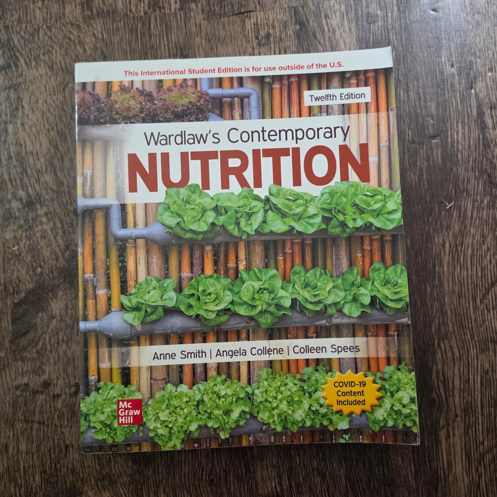 McGraw Hill Wardlaws Contemporary Nutrition Textbook 12th Edition Multicolor ISE